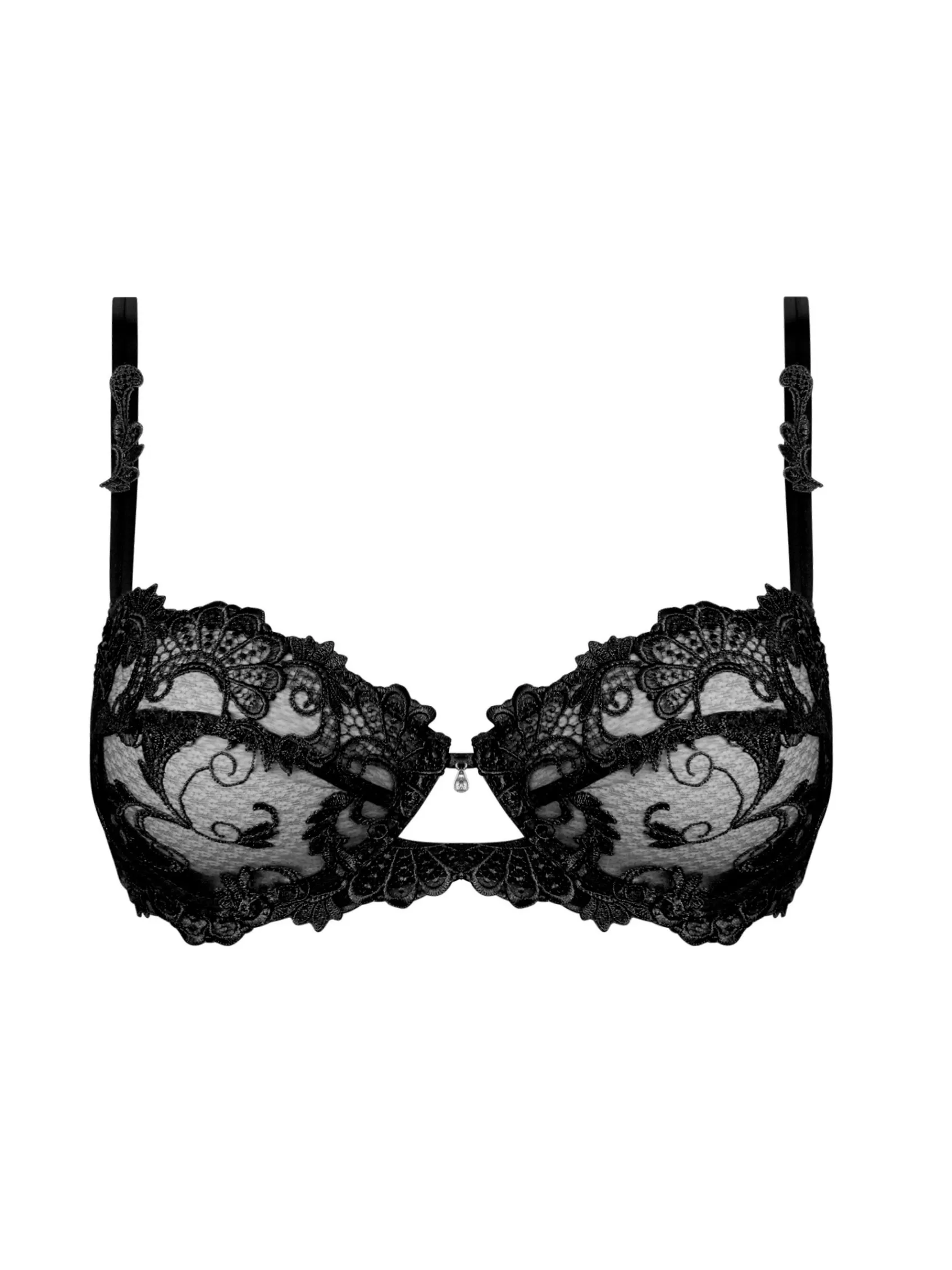 Lise Charmel Demi-Cups | E To H Cups^DRESSING FLORAL Noir