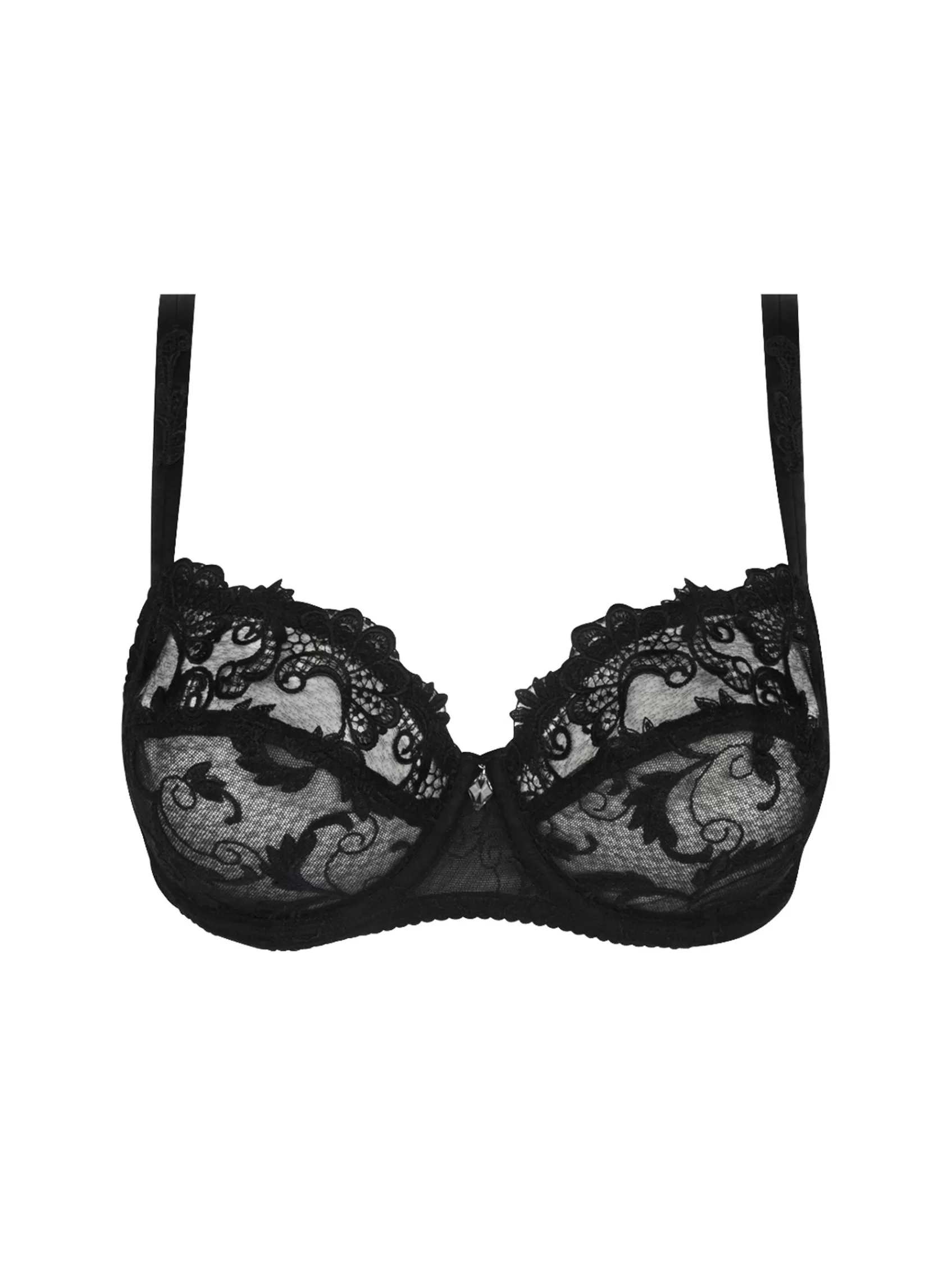 Lise Charmel Demi-Cups | E To H Cups^DRESSING FLORAL Noir