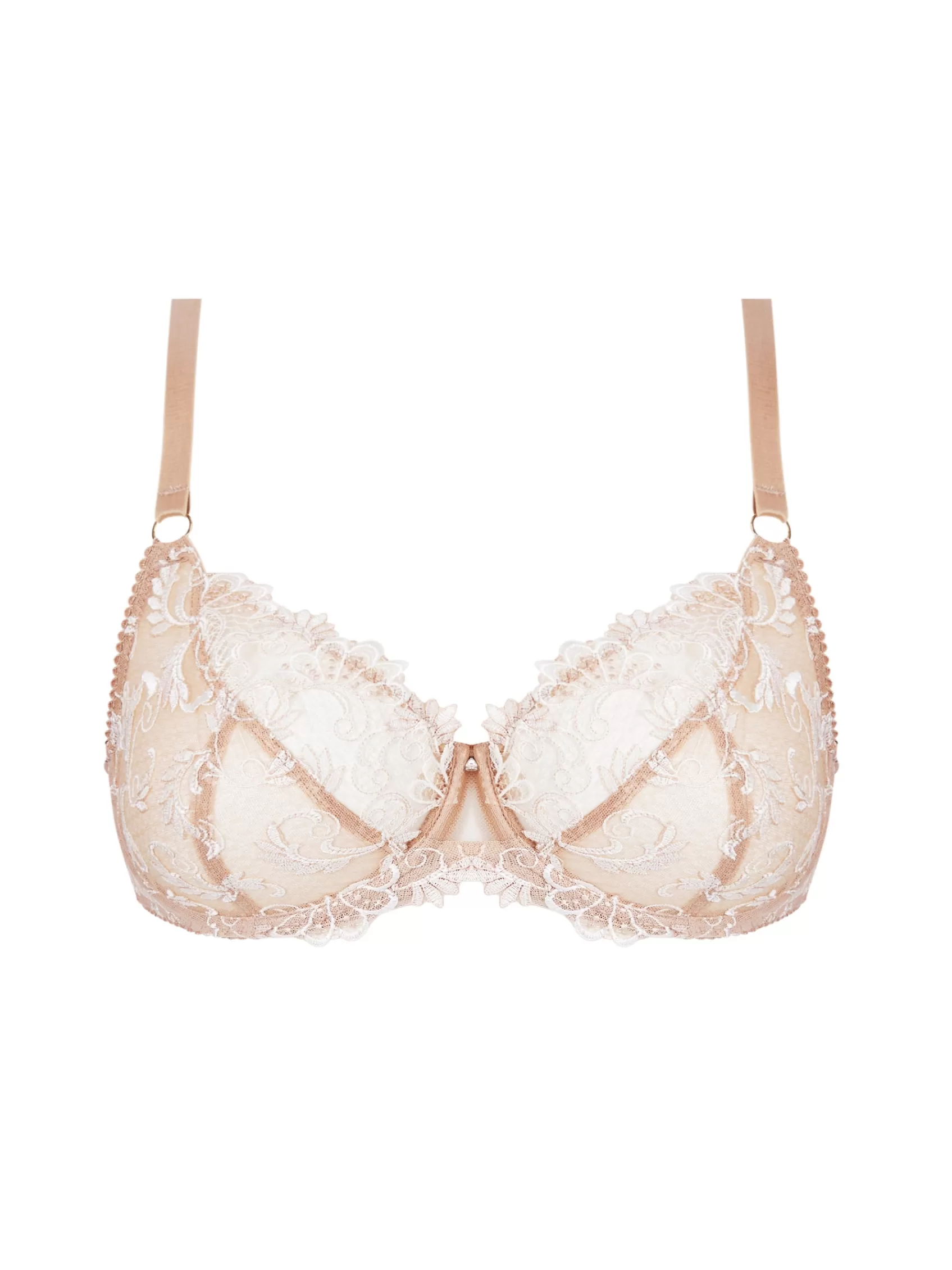 Lise Charmel Demi-Cups | E To H Cups^DRESSING FLORAL Ambre Nacre