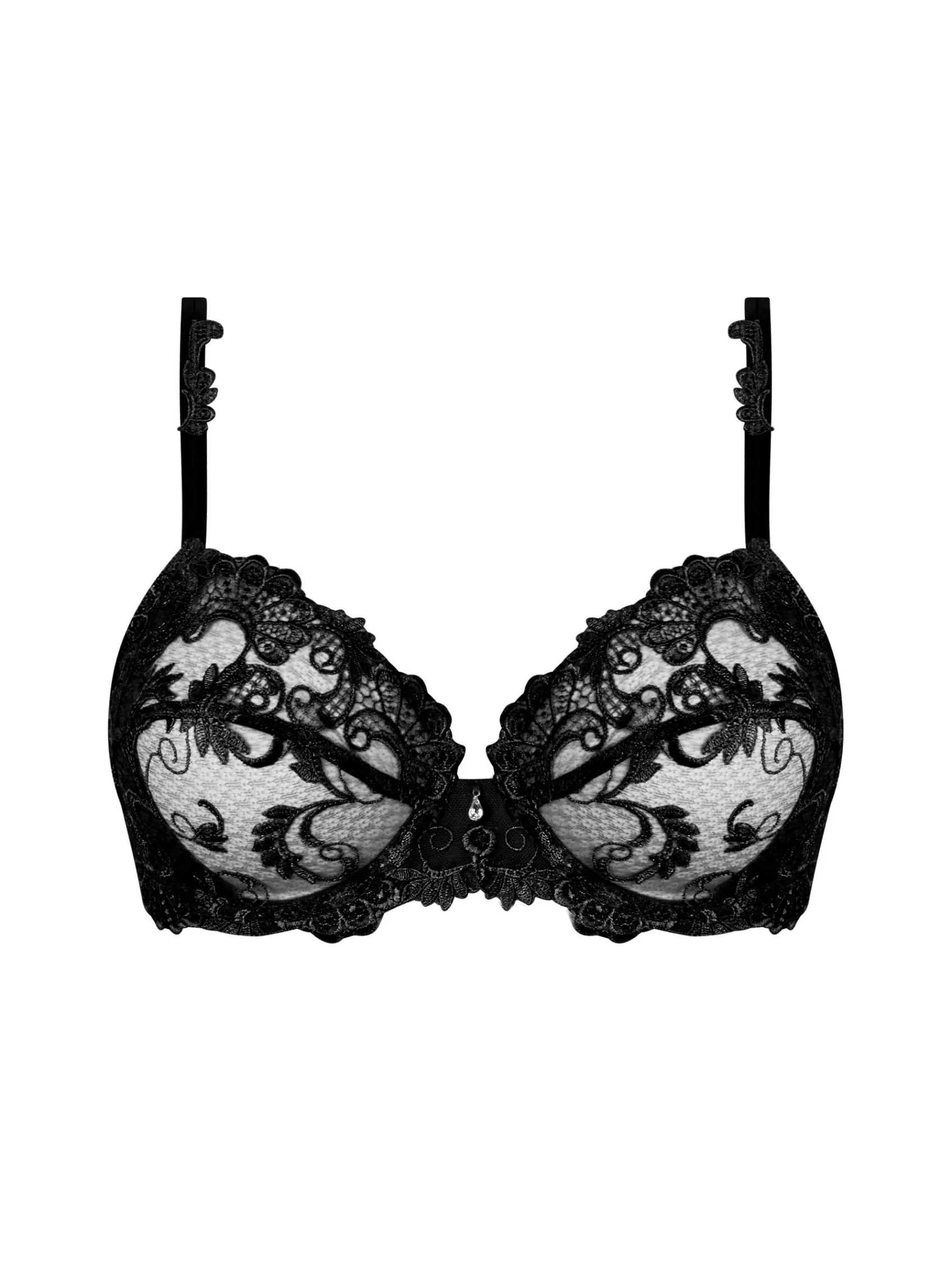 Lise Charmel Full Coverage | E To H Cups^DRESSING FLORAL Noir