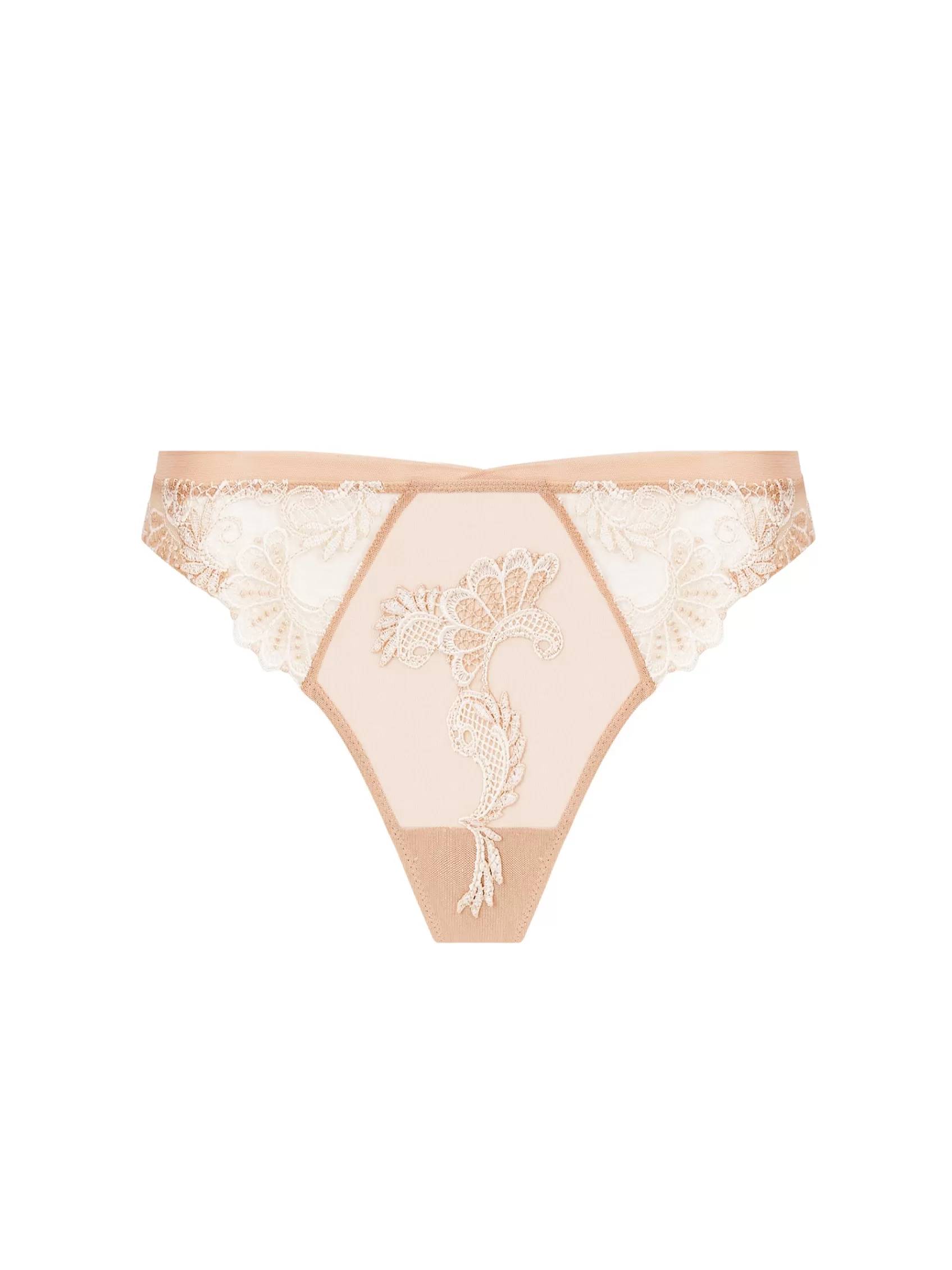 Lise Charmel Thongs & Tangas^DRESSING FLORAL Ambre Nacre