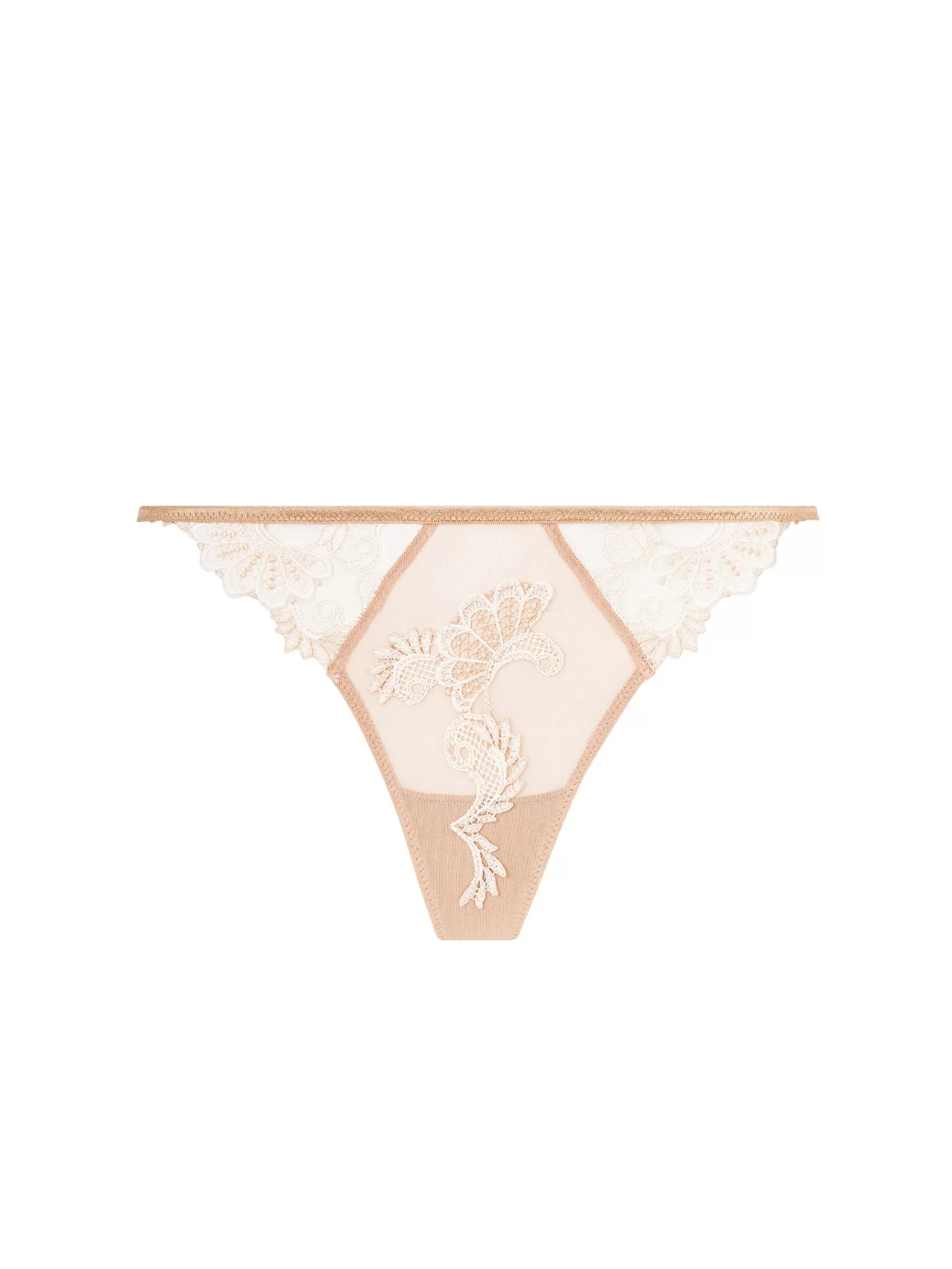 Lise Charmel Thongs & Tangas^DRESSING FLORAL Ambre Nacre