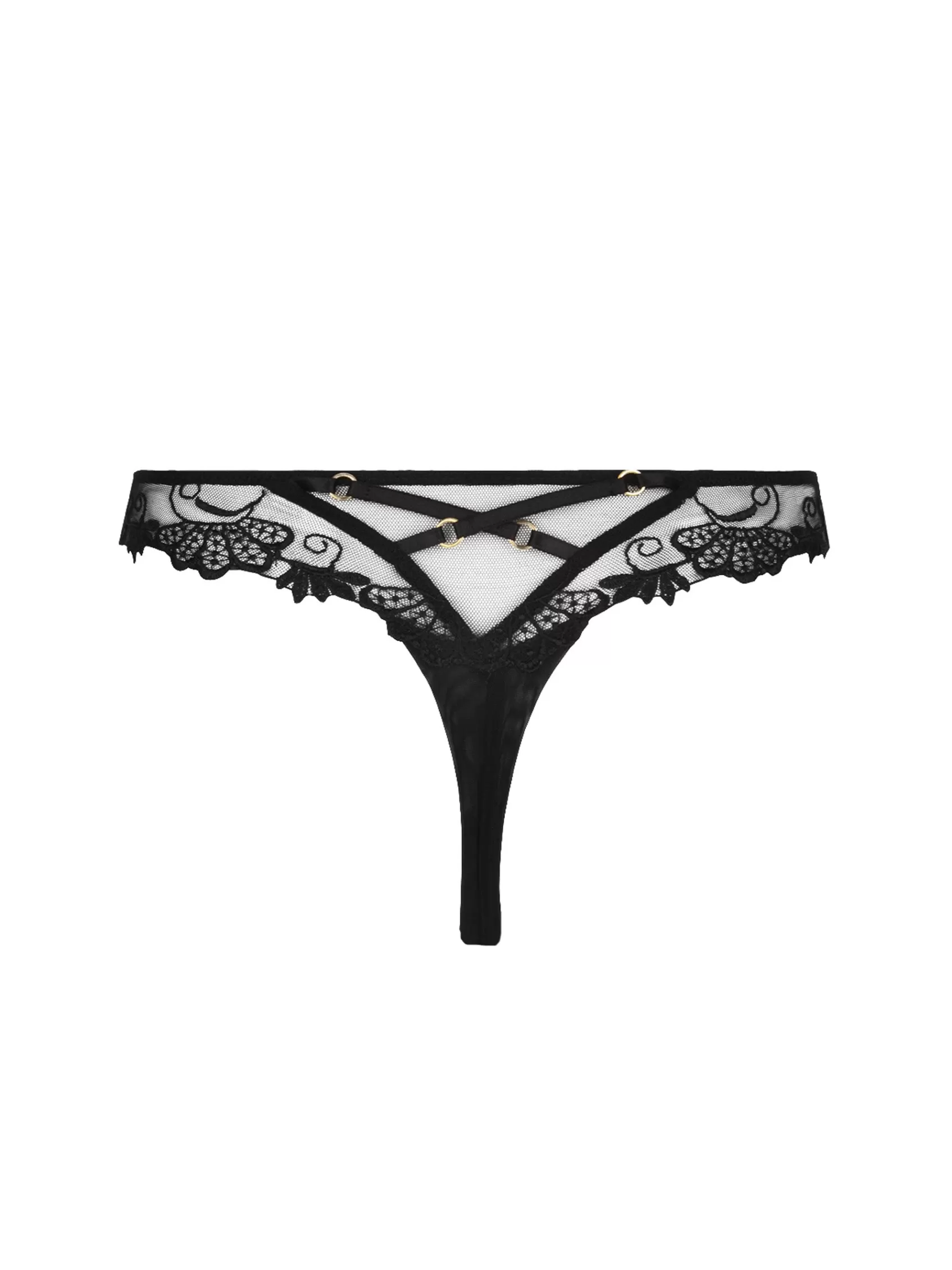 Lise Charmel Thongs & Tangas^DRESSING FLORAL Noir