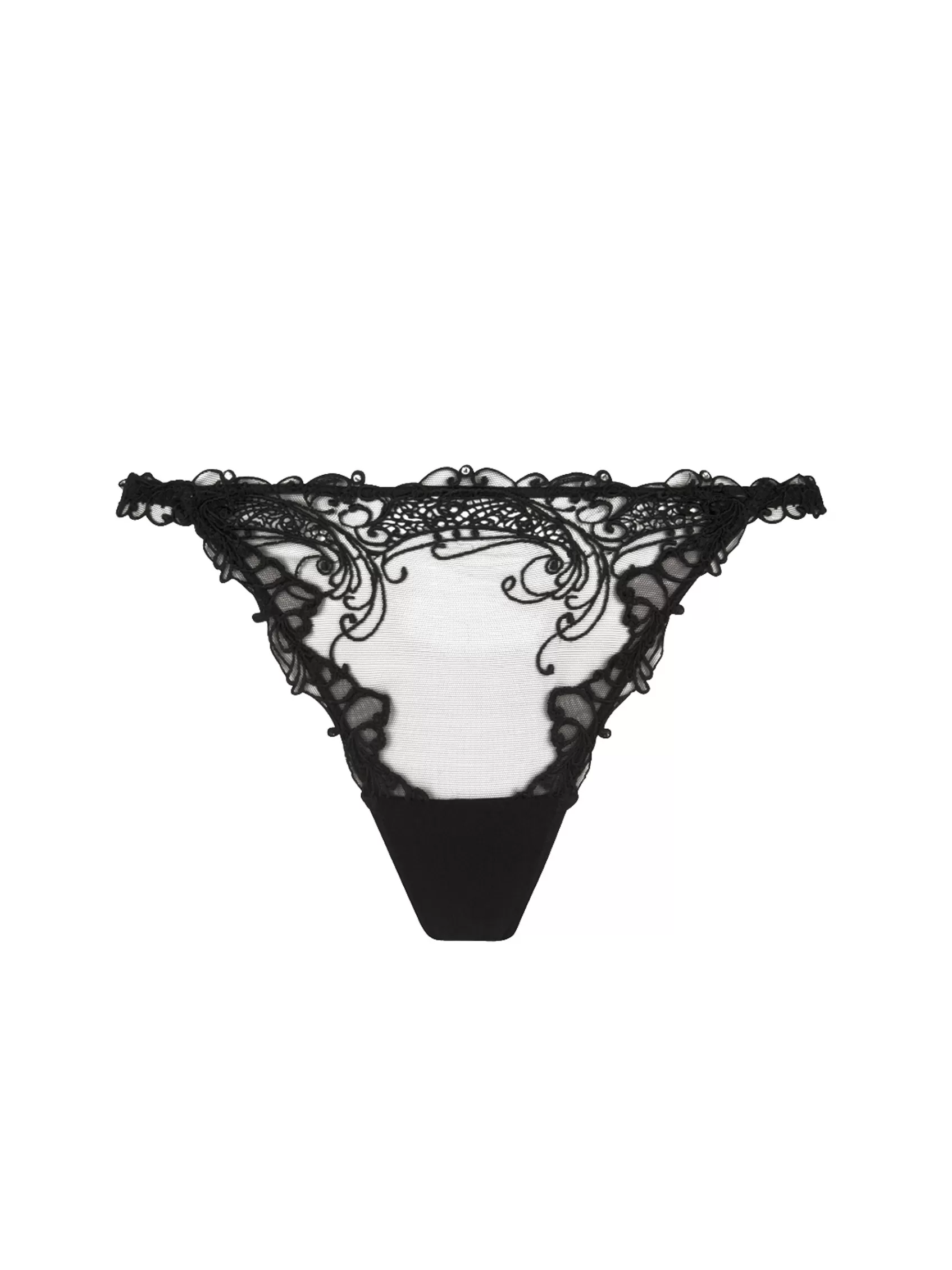 Lise Charmel Thongs & Tangas^SOIR DE VENISE Noir Diamant